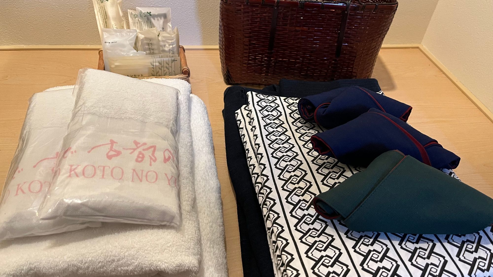 浴衣・タオル・アメニティ②