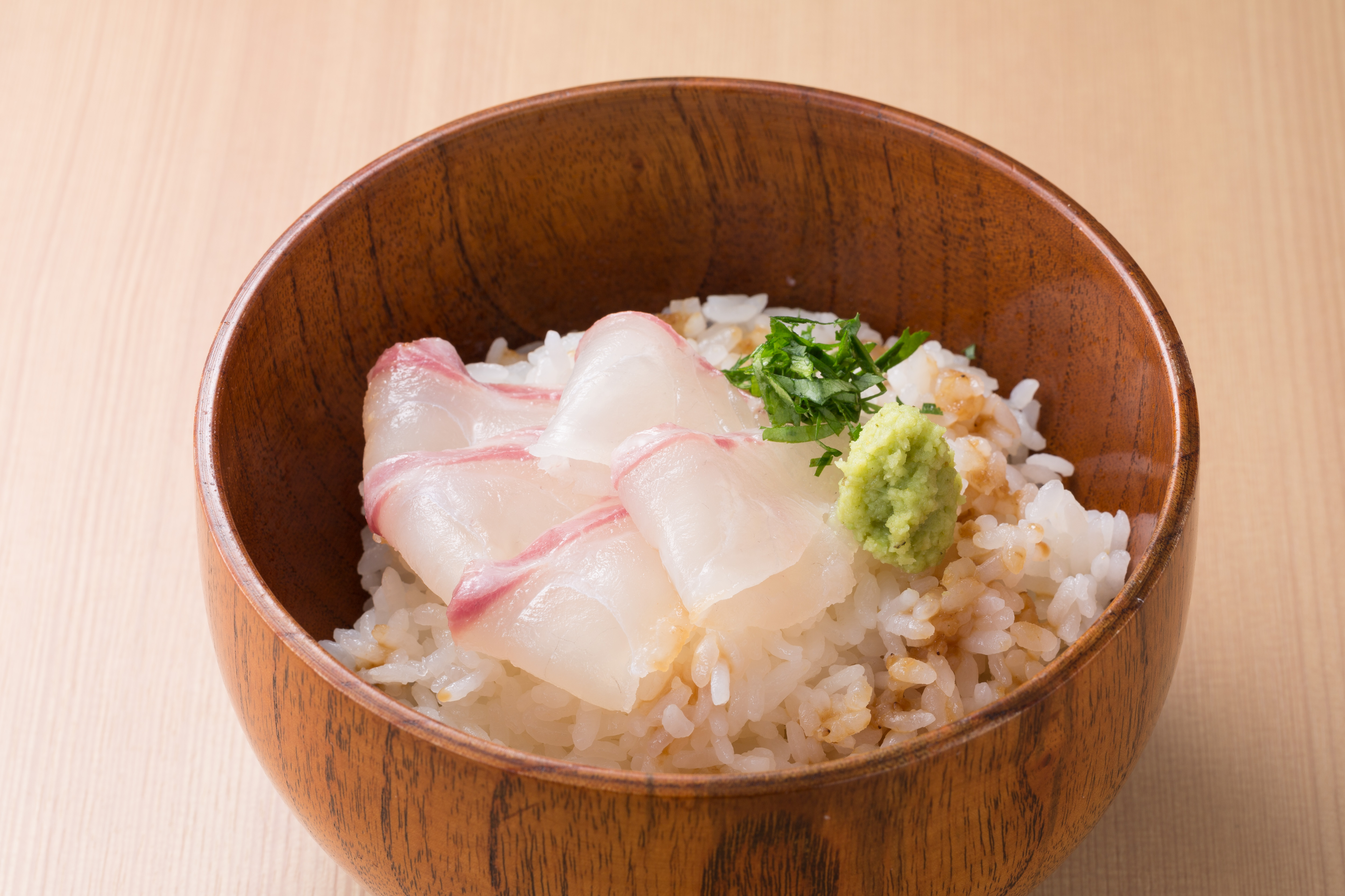 【朝食】鯛のごまだれ茶漬け