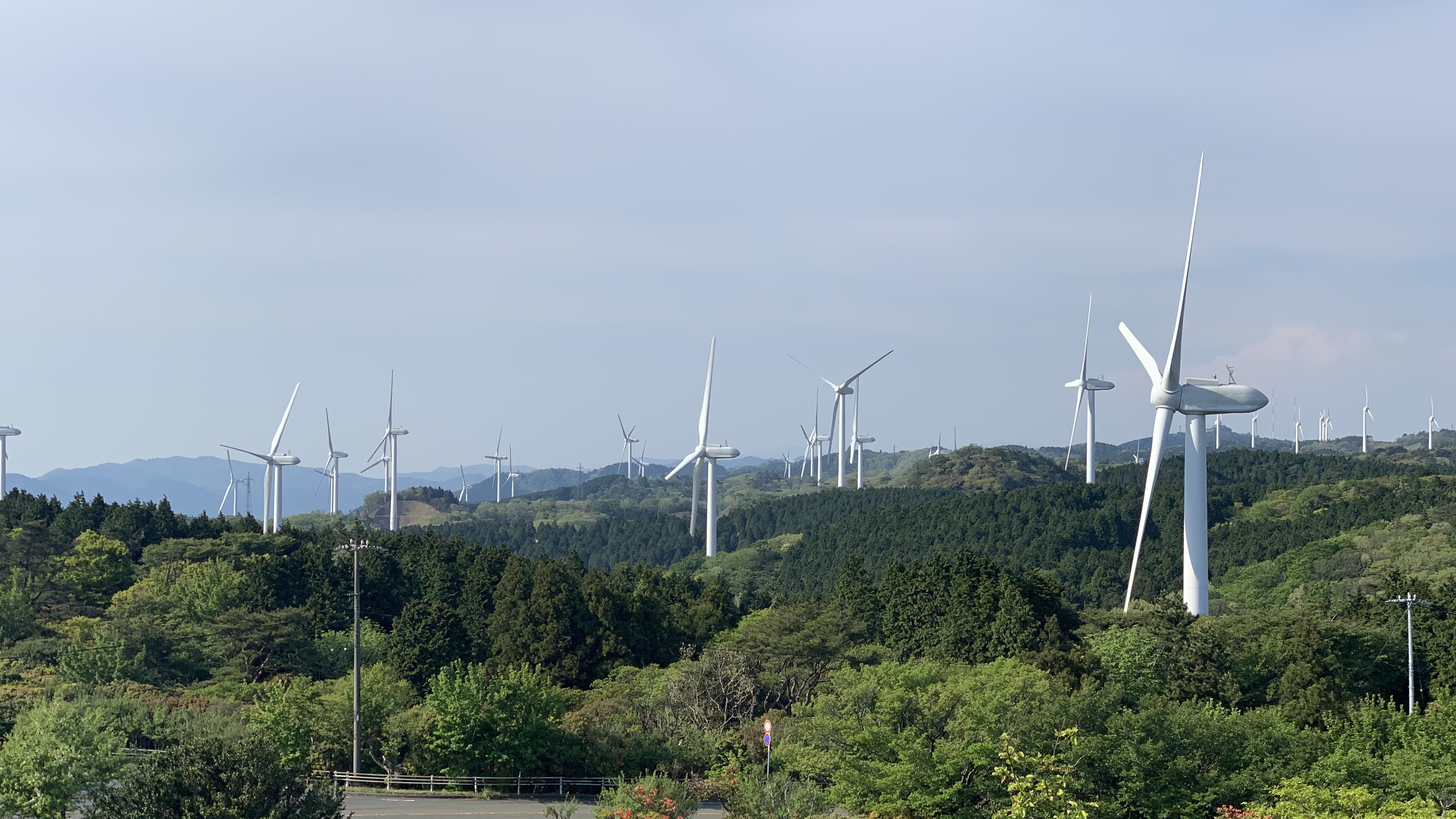 青山高原の風力発電