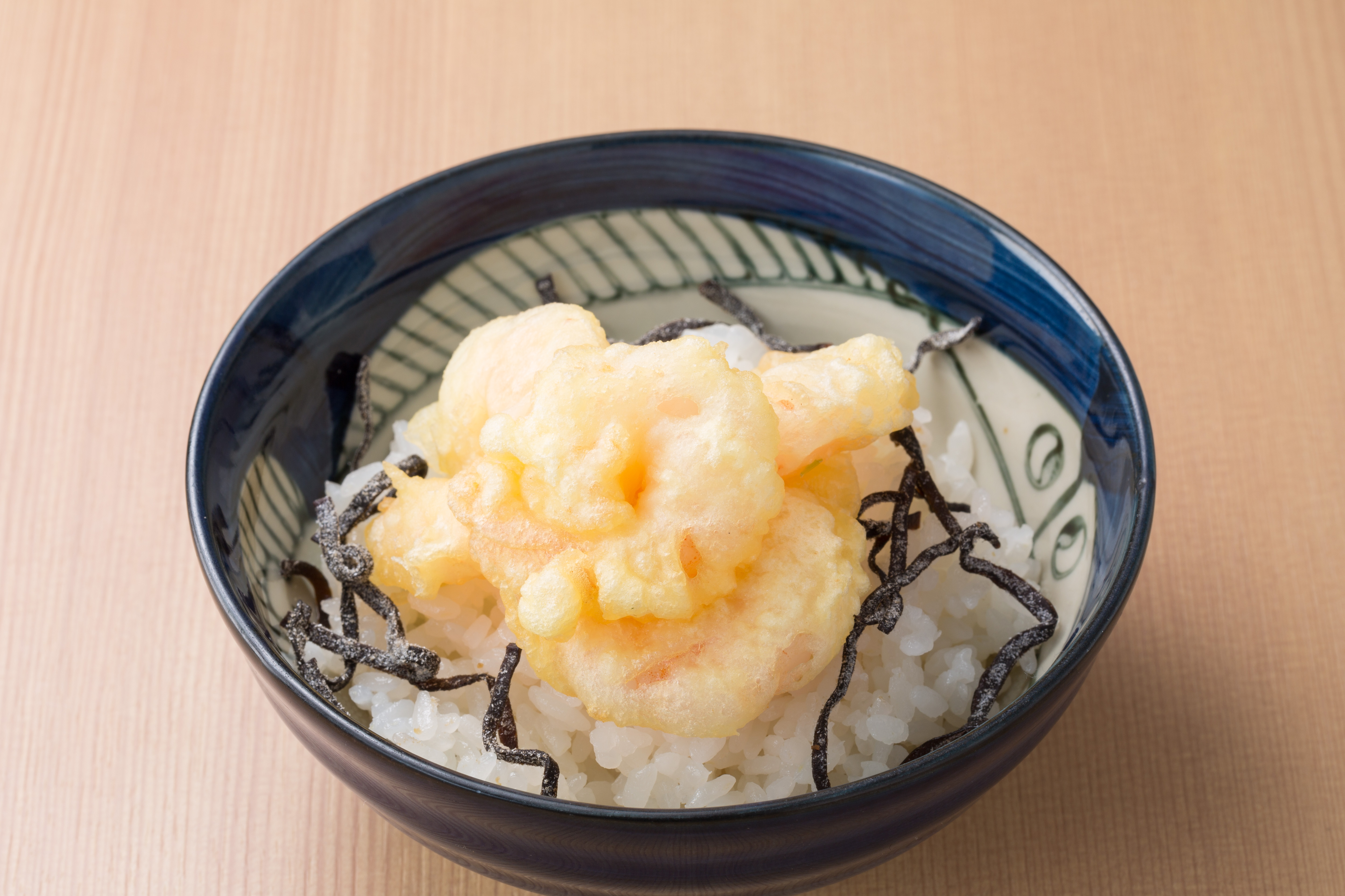 【朝食】小海老天茶漬け