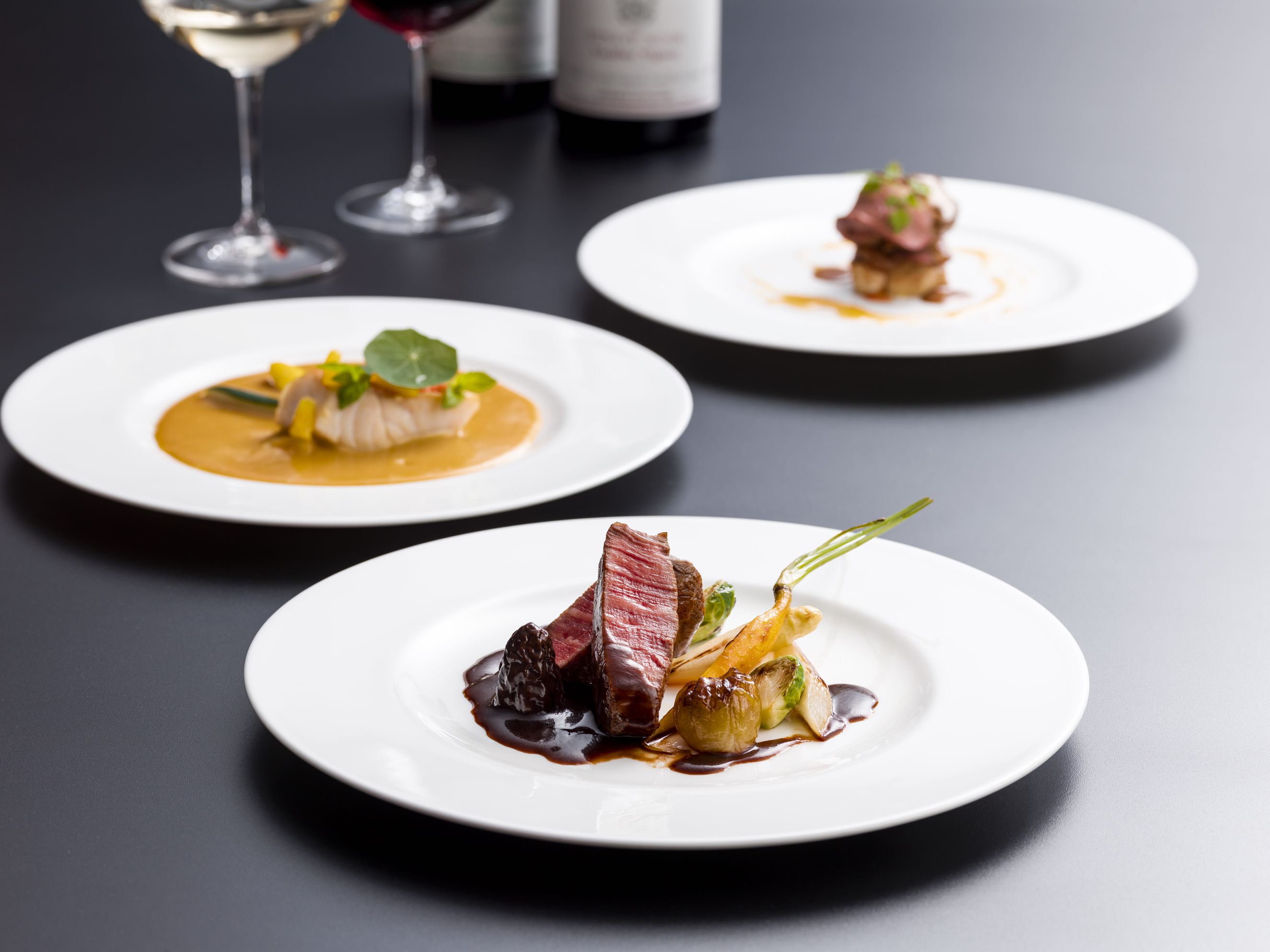 【宿泊者限定の洋食コース付き】信州の食材を楽しむクラシックホテルのフレンチ（2食付き・洋食コース）