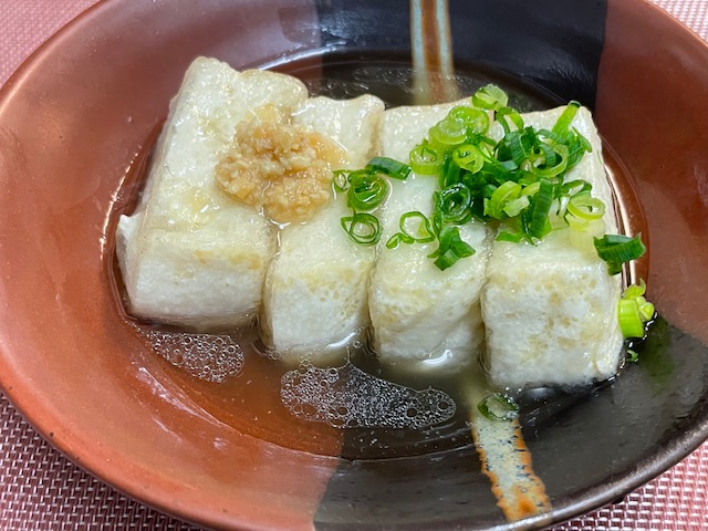 花々亭　営業時間【18：00～21：30】　揚げ出し豆腐