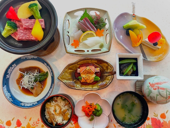 【2食付】季節御膳＆天然温泉ゆったり満喫プラン