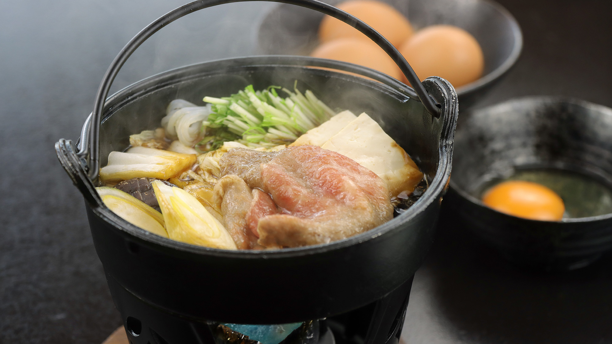 #お正月料理　厳選したお肉を、割り下の加減まで細やかに