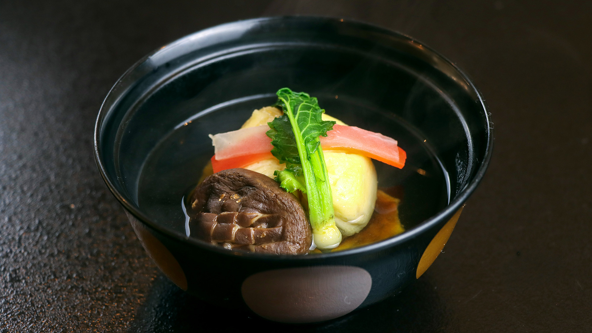 #冬料理　冬の静けさを感じる、上品な一椀