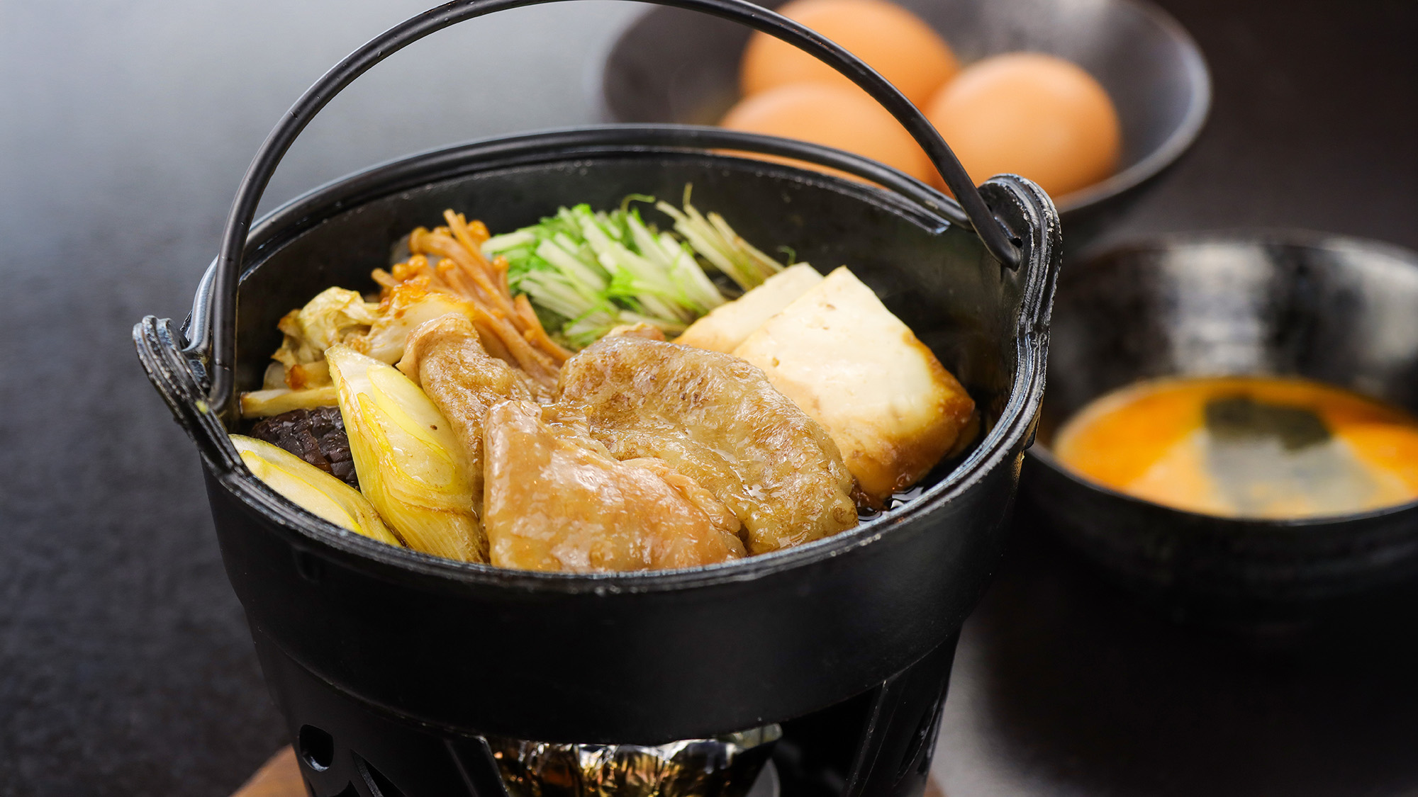 #お正月料理　甘辛の香りが食欲を誘う、贅沢な一鍋