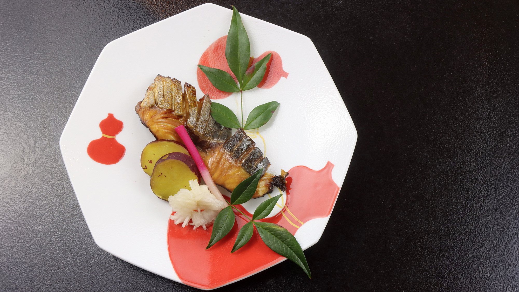 #冬料理　香ばしさの中に、柑橘のほのかな香り