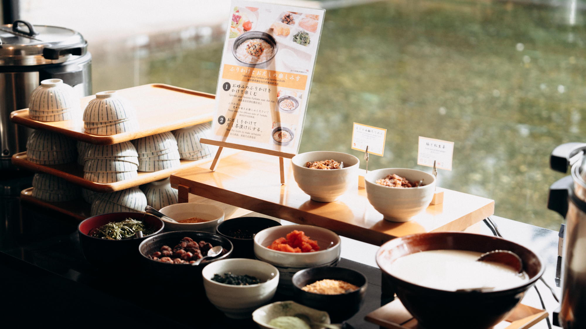 【朝食ブッフェ】和洋を取り揃えた自慢のお料理をお楽しみください。