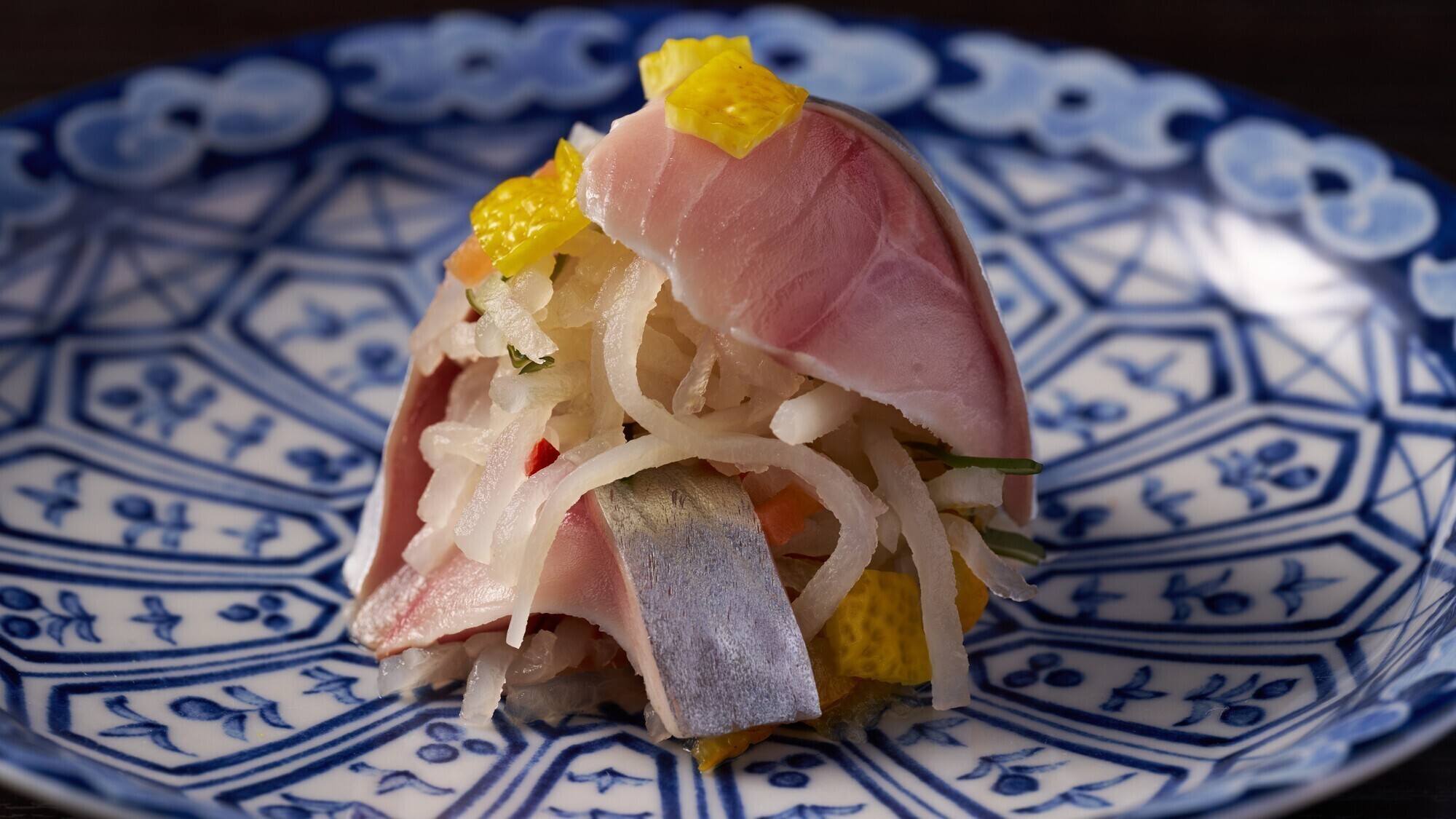 【冬のグランドブッフェ】鰊のレモン締め