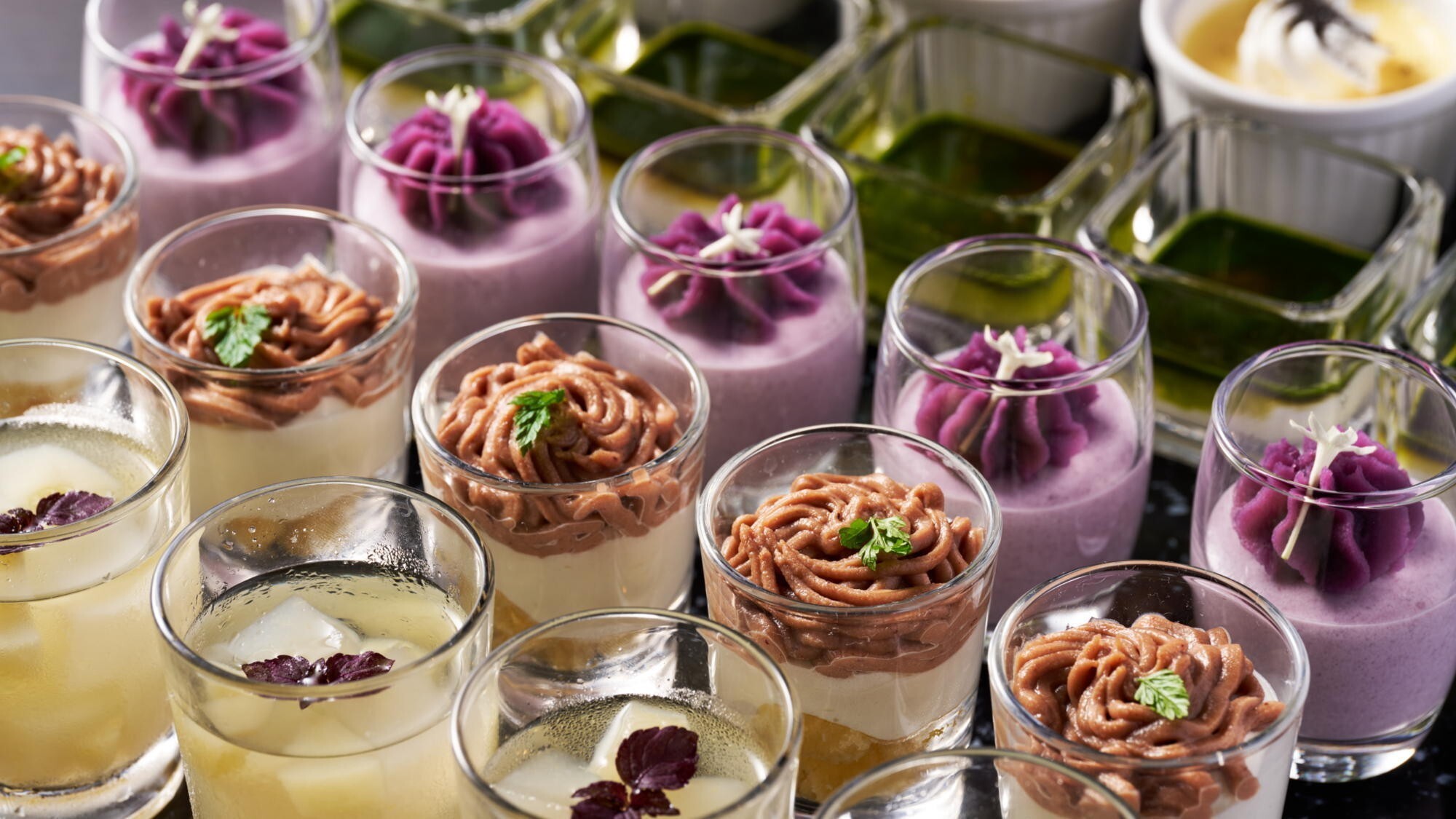 【秋のデザートブッフェ】焼きいもスイーツと20種の秋のデザート