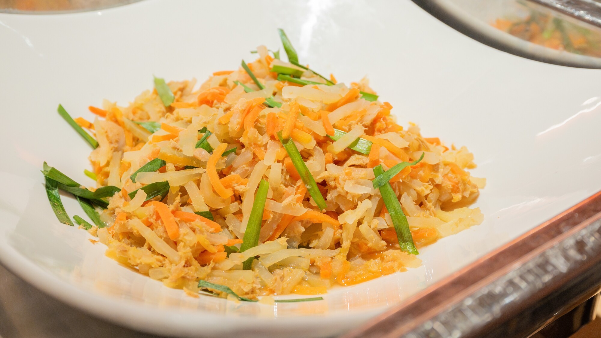 パパイヤとツナを炒めた、やさしい味わい