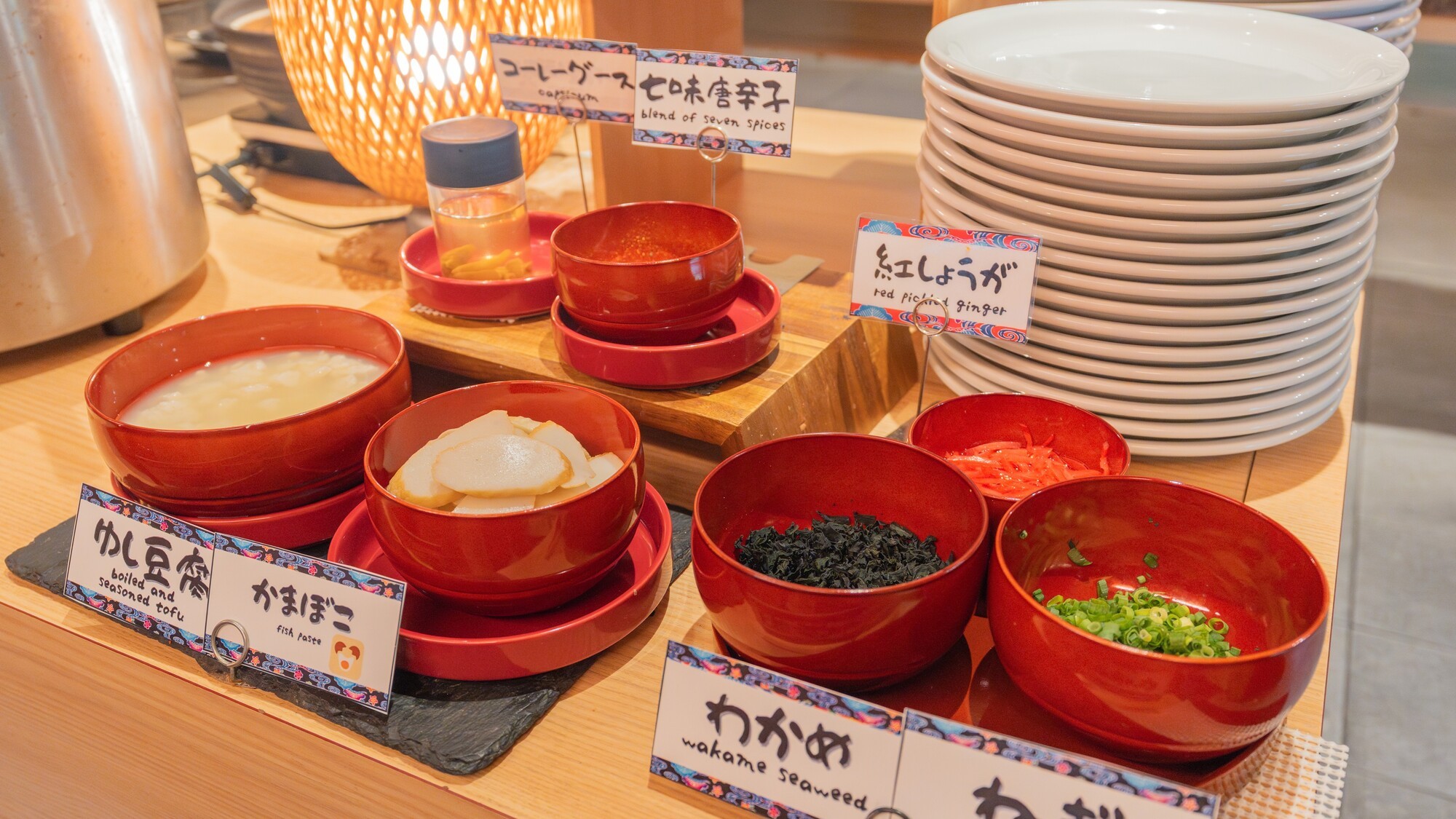 定番のトッピングを豊富にご用意しています