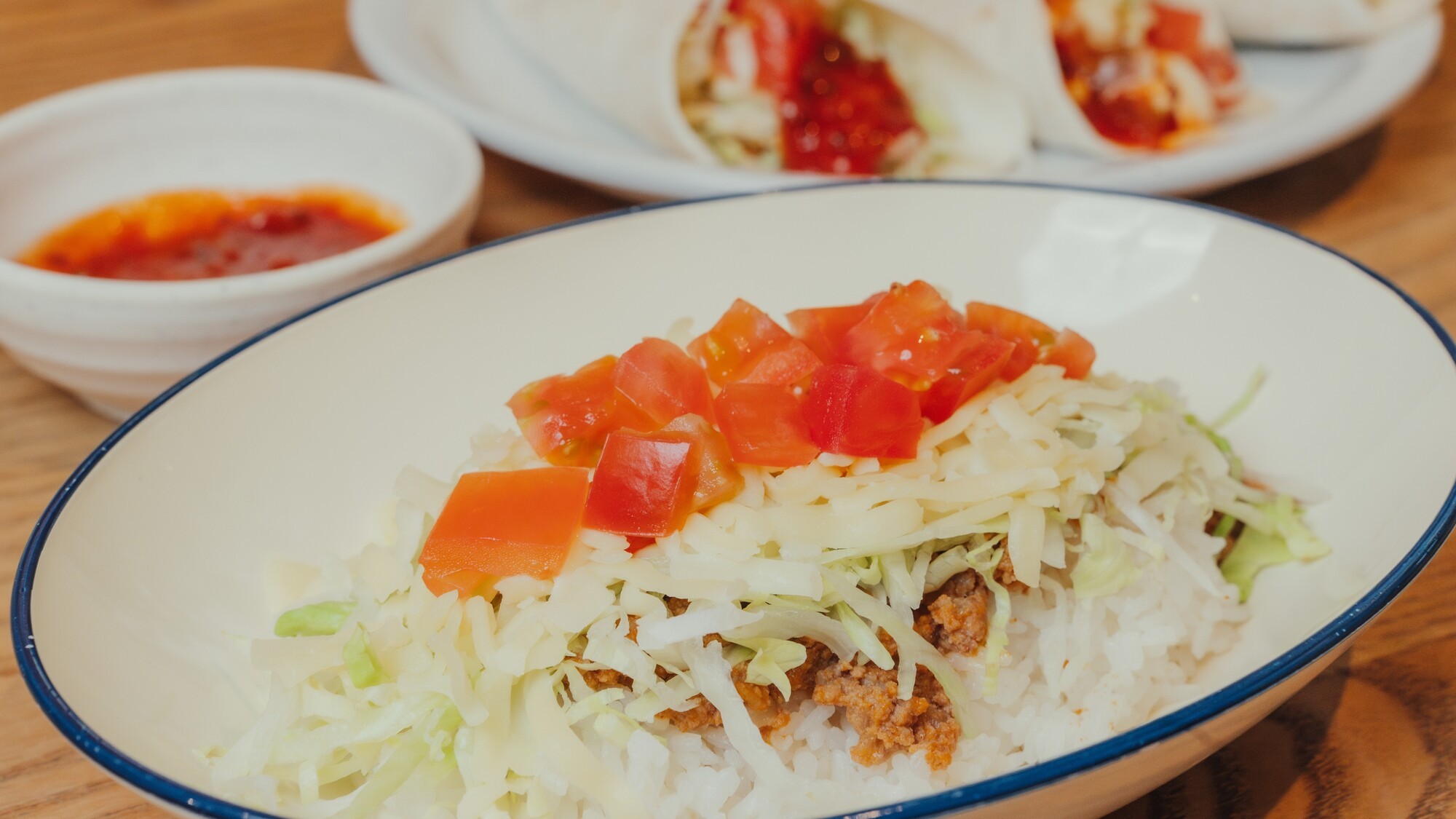 お好みの具材を組み合わせて、自分だけのオリジナルタコライスを