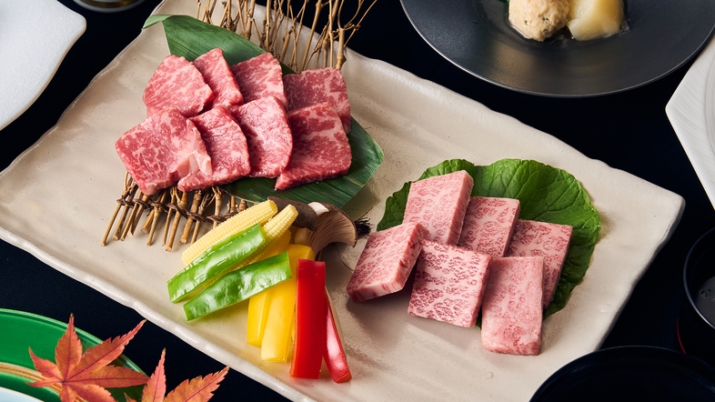 【ご当地グルメを堪能】熊本の馬刺し！阿蘇あか牛！　熊本＆阿蘇特産の食材をたっぷり使用した会席料理