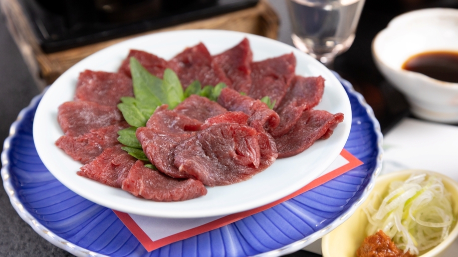 【楽天スーパーSALE】【福島といったらコレ】若女将イチオシ！会津産馬刺し付プラン＜夕食部屋食＞