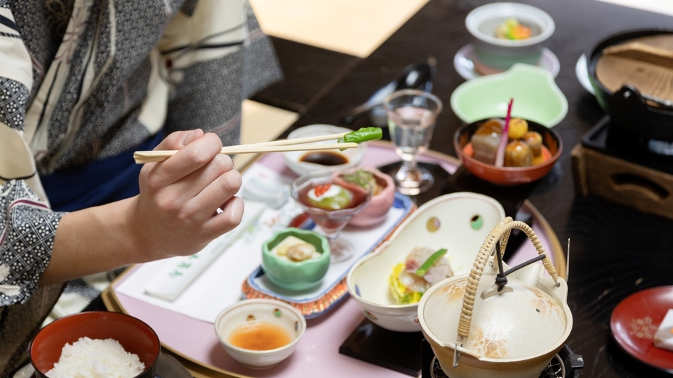 迷ったらコレ！料理長おすすめプラン〜料理11品〜巡るたび、出会う旅。東北＜夕食はお部屋食＞