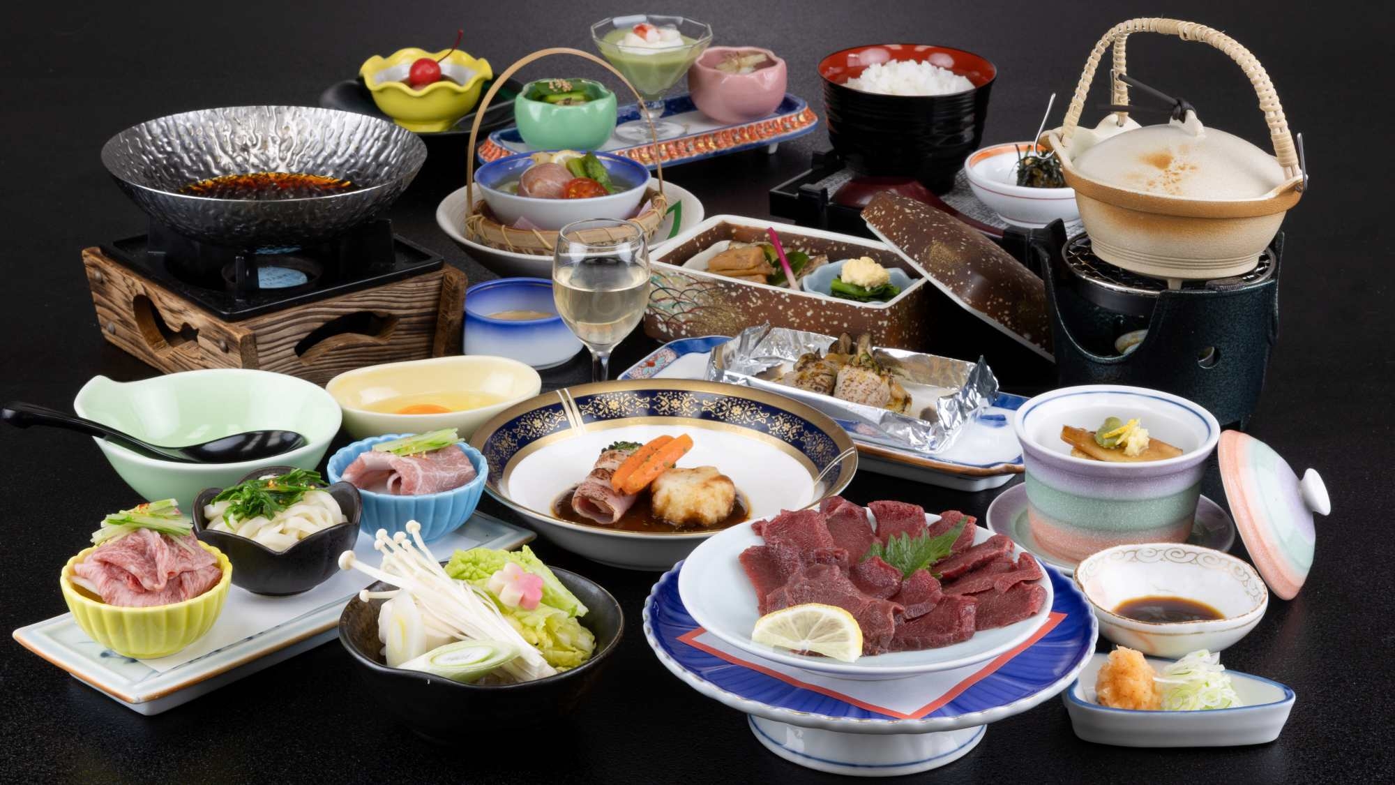 ＜朝/夕お部屋食＞【福島といったらコレ】　若女将イチオシ！会津産馬刺し付プラン