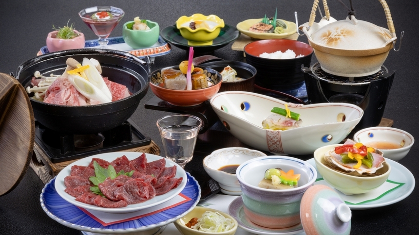 【楽天スーパーSALE】【福島といったらコレ】若女将イチオシ！会津産馬刺し付プラン＜夕食部屋食＞