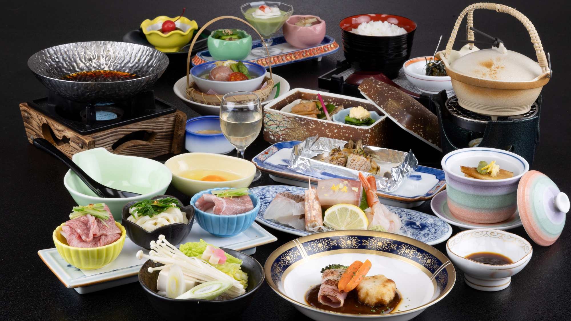 ＜朝・夕ともにお部屋食＞温泉旅館でお籠りステイ♪料理長おすすめプラン〜料理11品〜