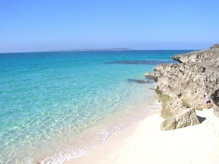 宮古ブルーの綺麗な海