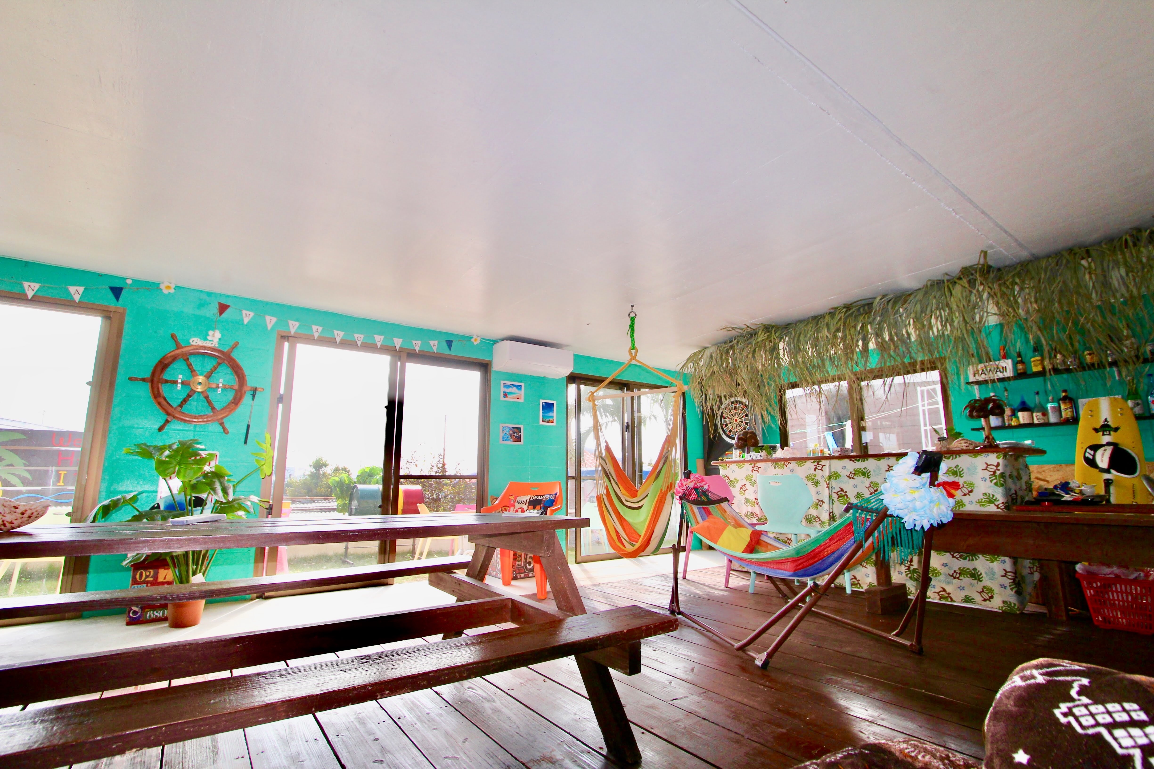 ウッドデッキゆんたくスペース