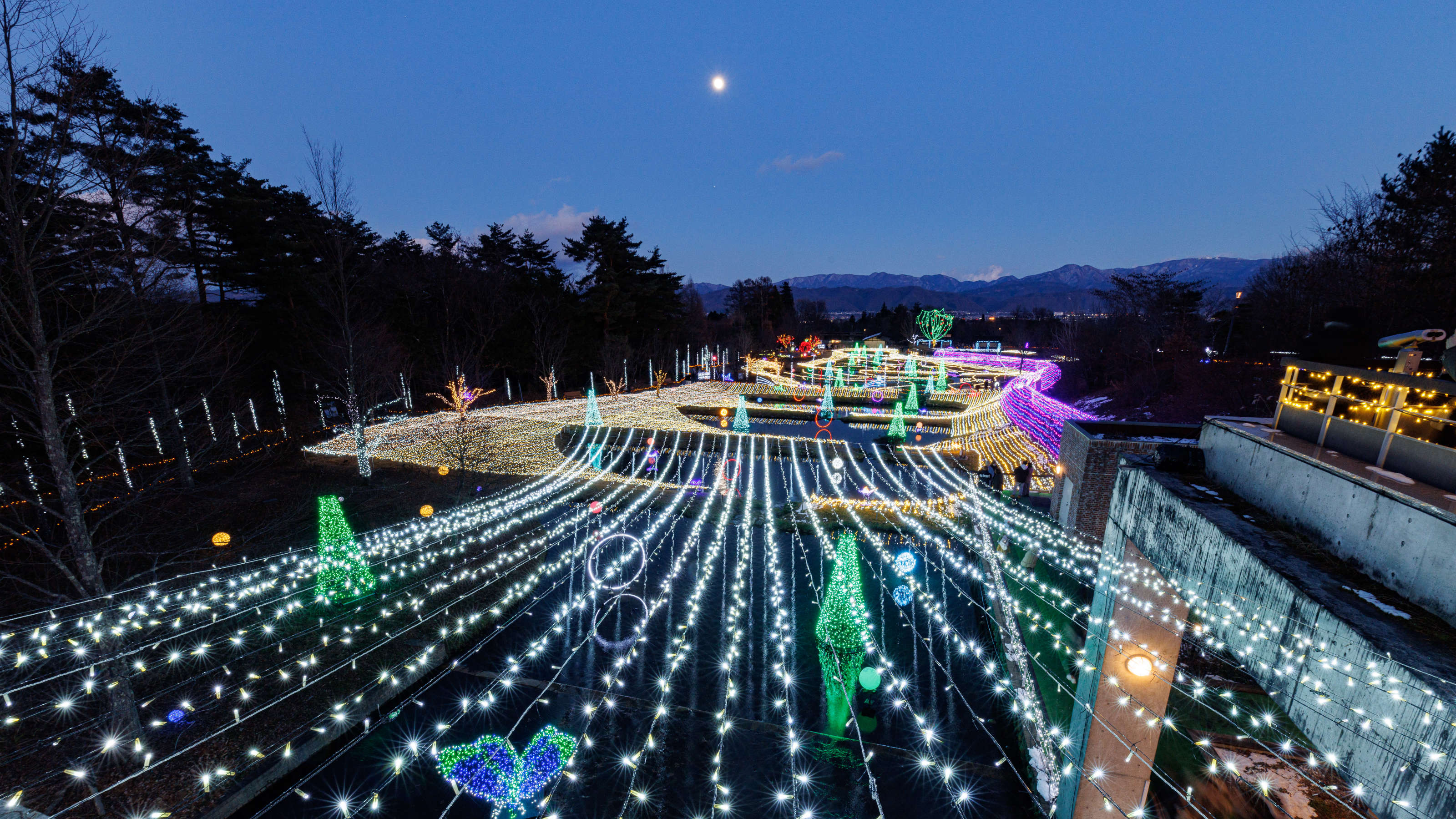 あずみの公園イルミネーション