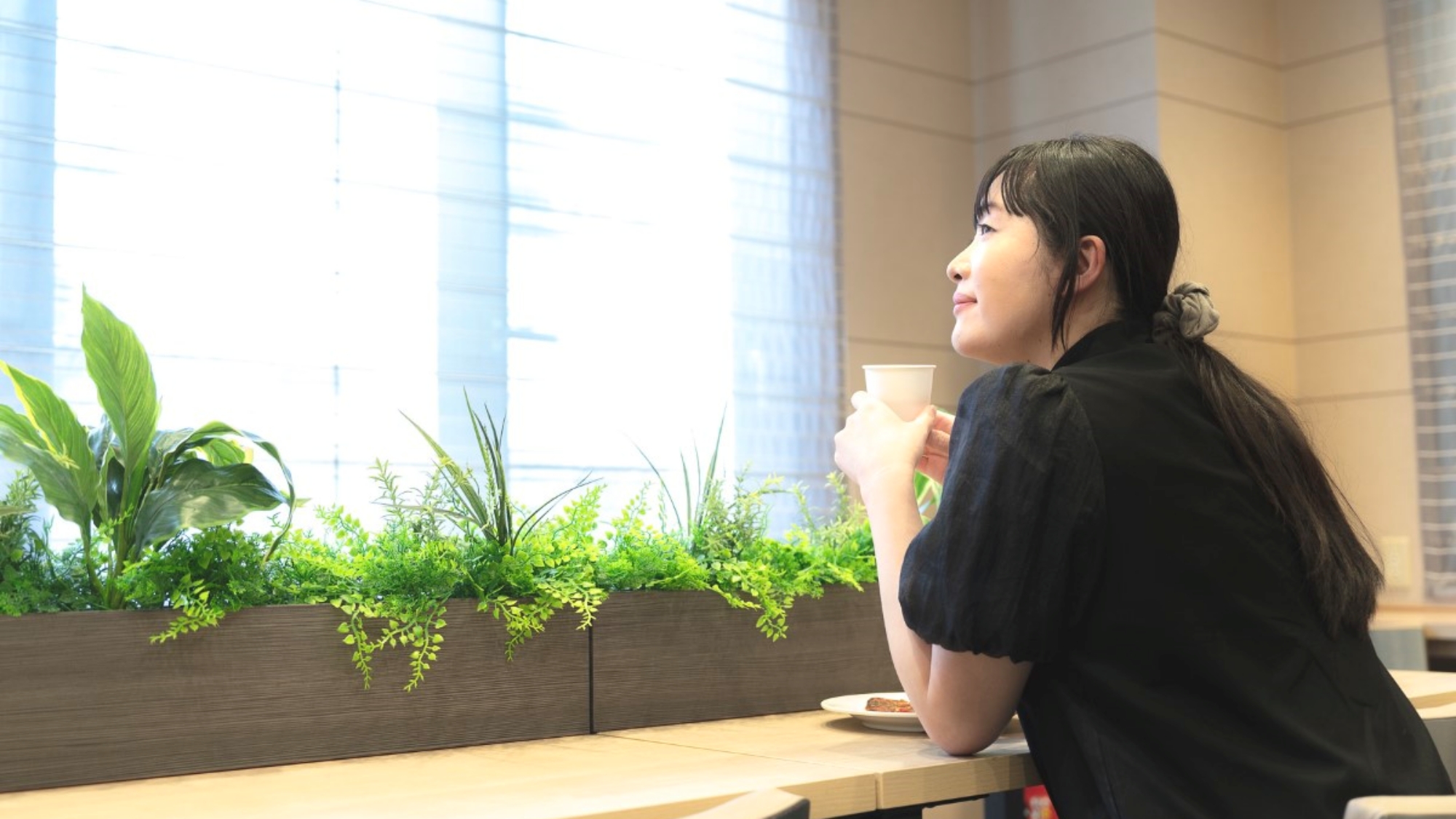 朝はコーヒーでくつろぎの時間をお過ごしください