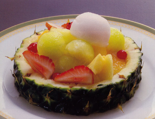 輪切りパイナップル