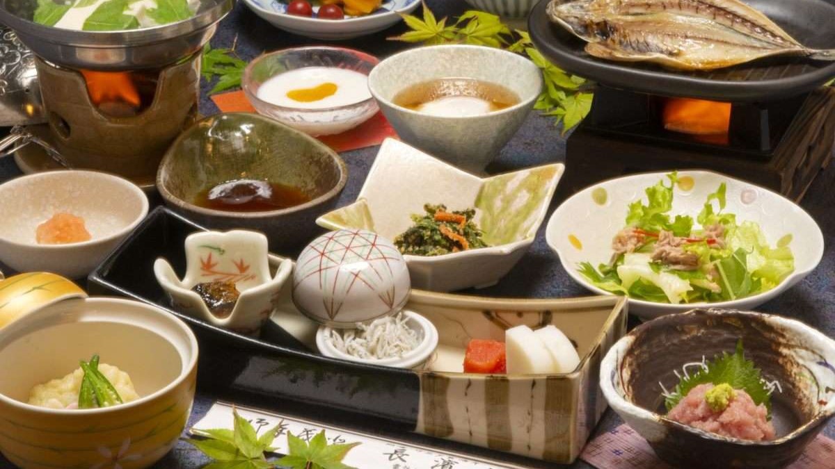 【朝食】朝食一日のはじまりに活力チャージ！思わず炊き立てのご飯が進む！！嬉しいご飯おかわり無料♪