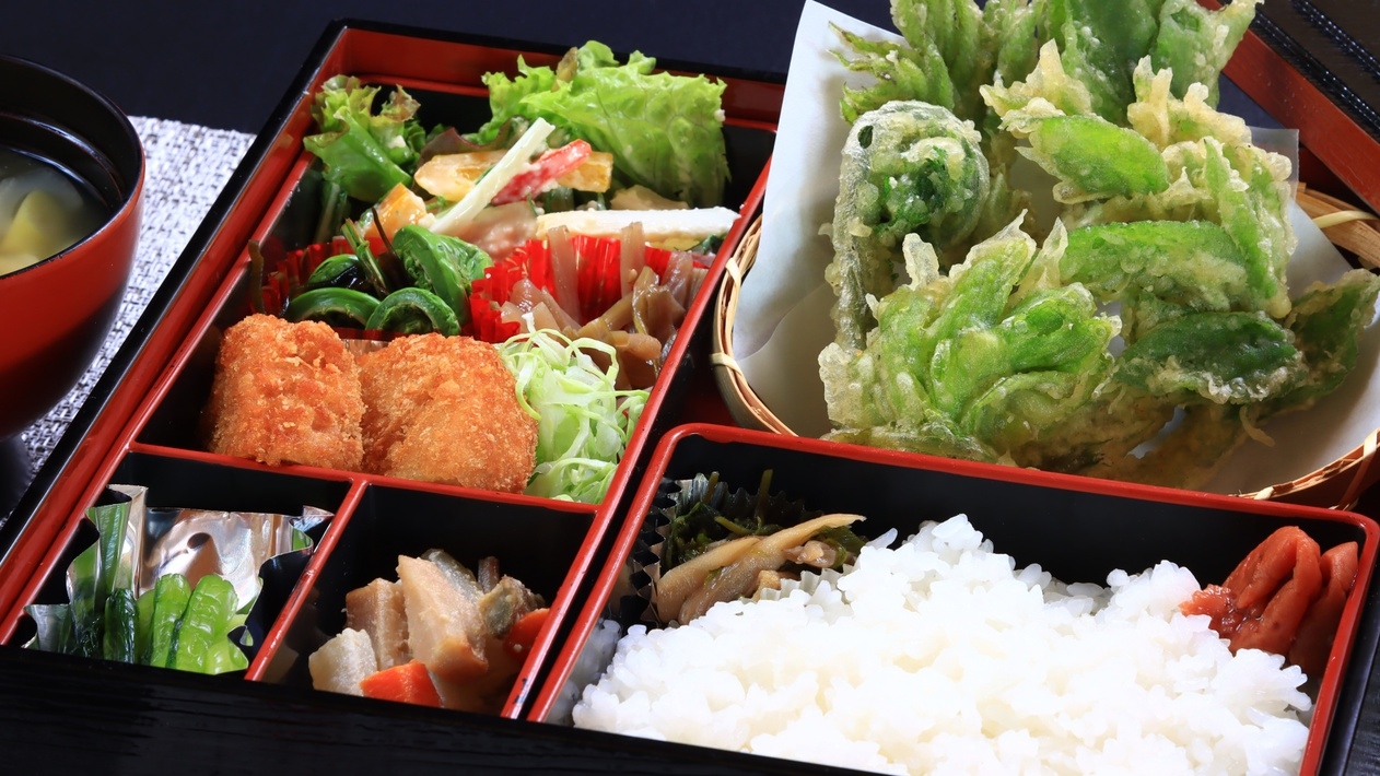 【リーズナブル２食付】体に優しい湯治膳弁当と源泉かけ流し温泉で日常の疲れをリセット