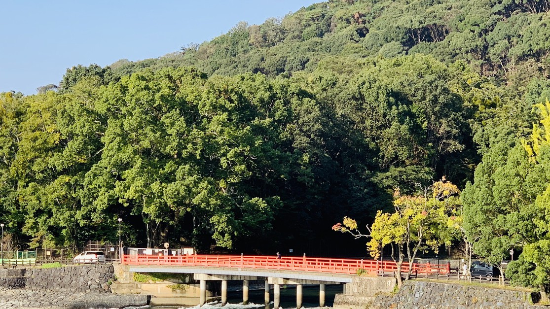 (客室からの景色)美しい宇治川の流れを眺めながらごゆるりとご寛ぎ下さい。