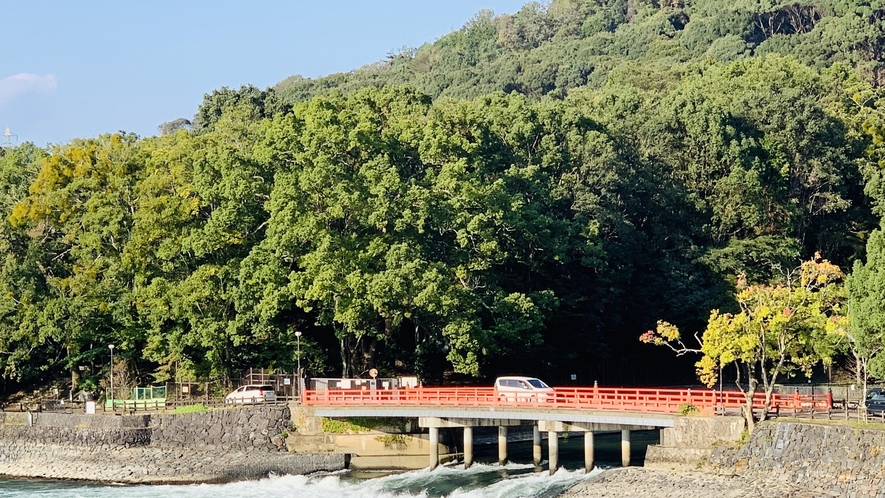 (客室からの景色)美しい宇治川の流れを眺めながらごゆるりとご寛ぎ下さい。※客室からの景色一例