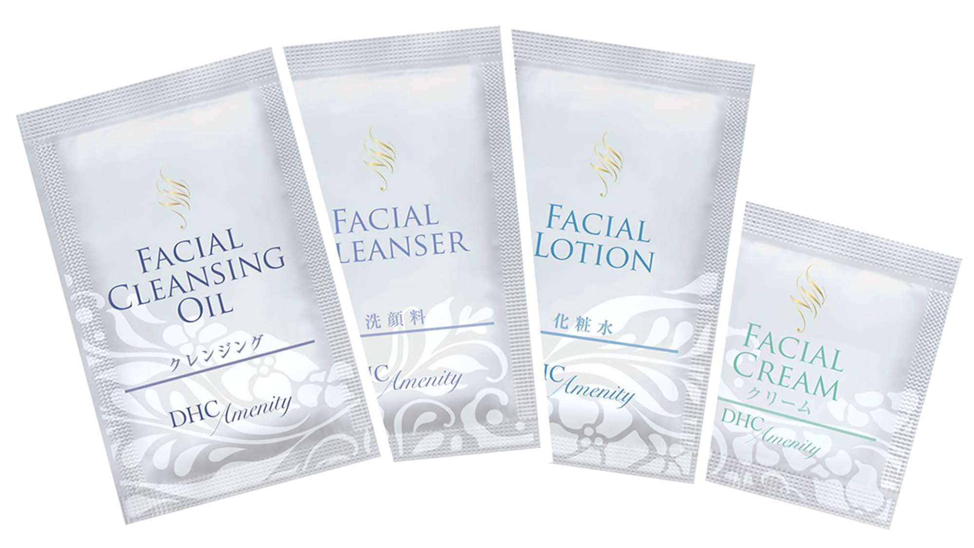 フロントにてスキンケアセットもご用意しております。