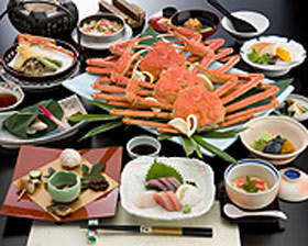 ずわいガニコース