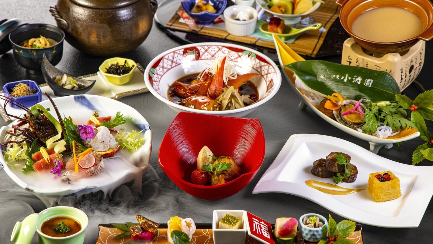 最上級◆特選会席◆肉or魚からの選択料理◆朝食は和定食（夕朝食付き）