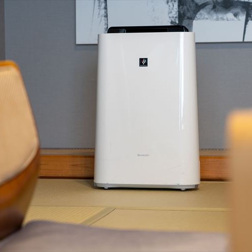 「粋」のお部屋に空気清浄機