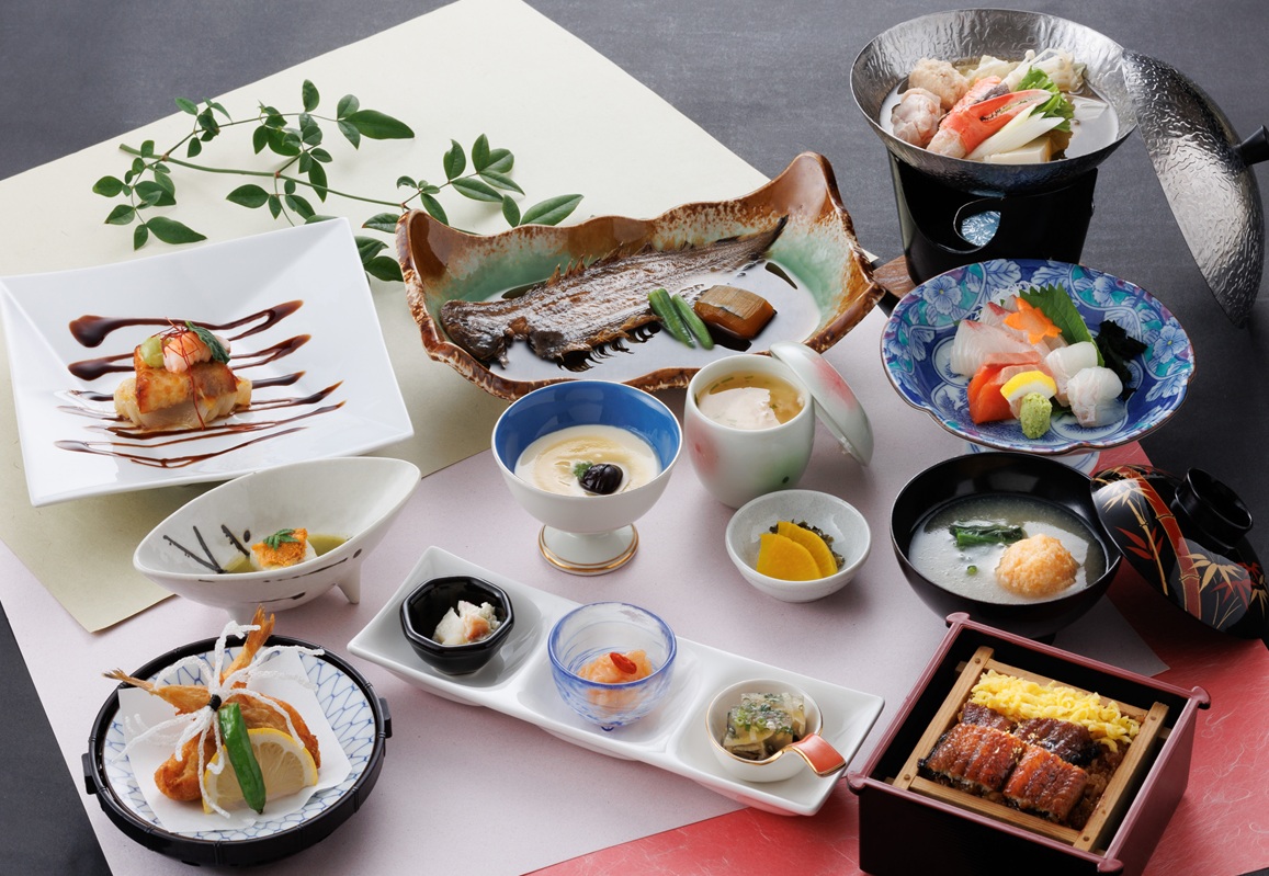 季節の会席うなぎミニせいろ付き