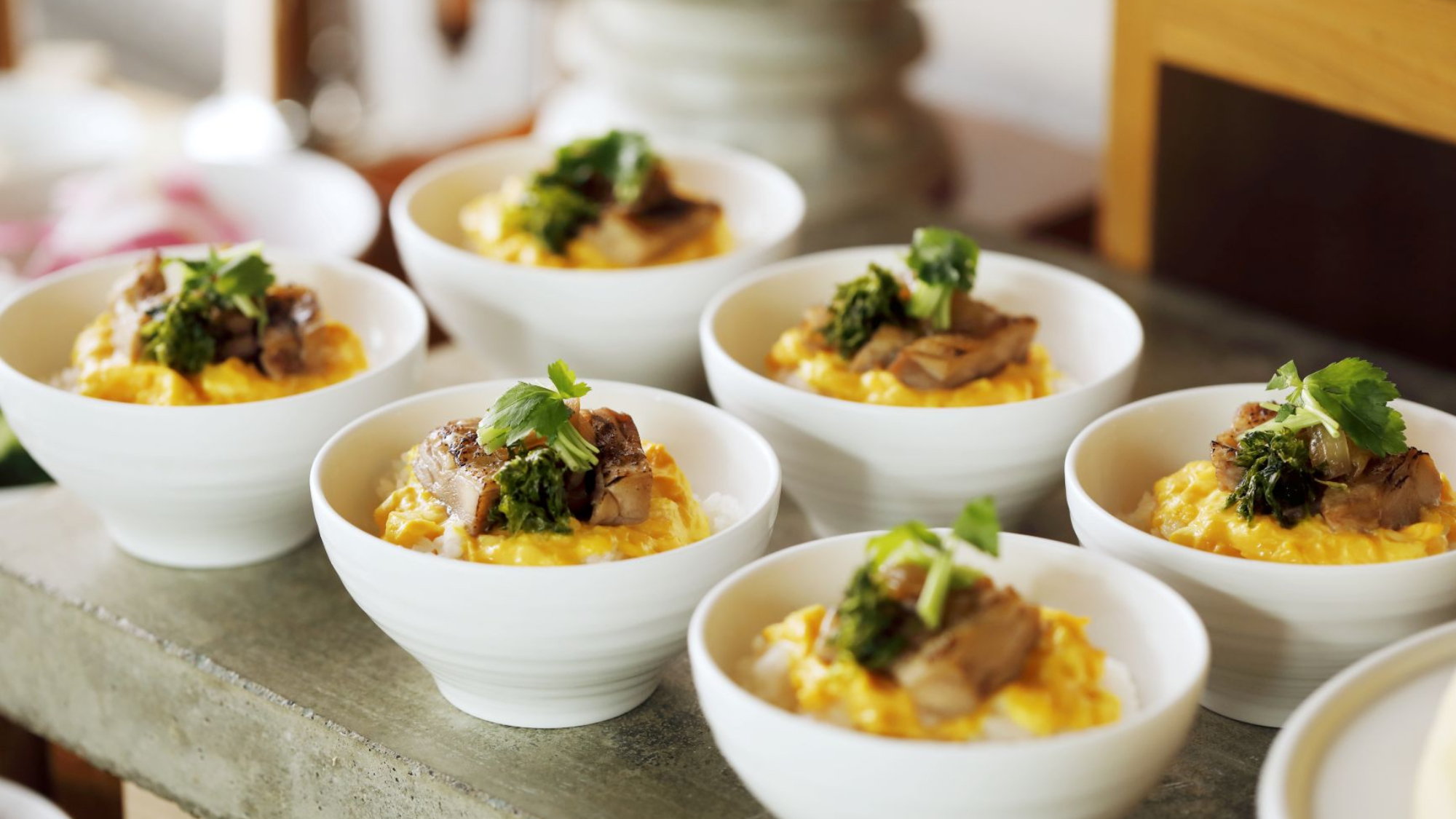 いっこく野州鶏親子丼(朝食ブッフェ)