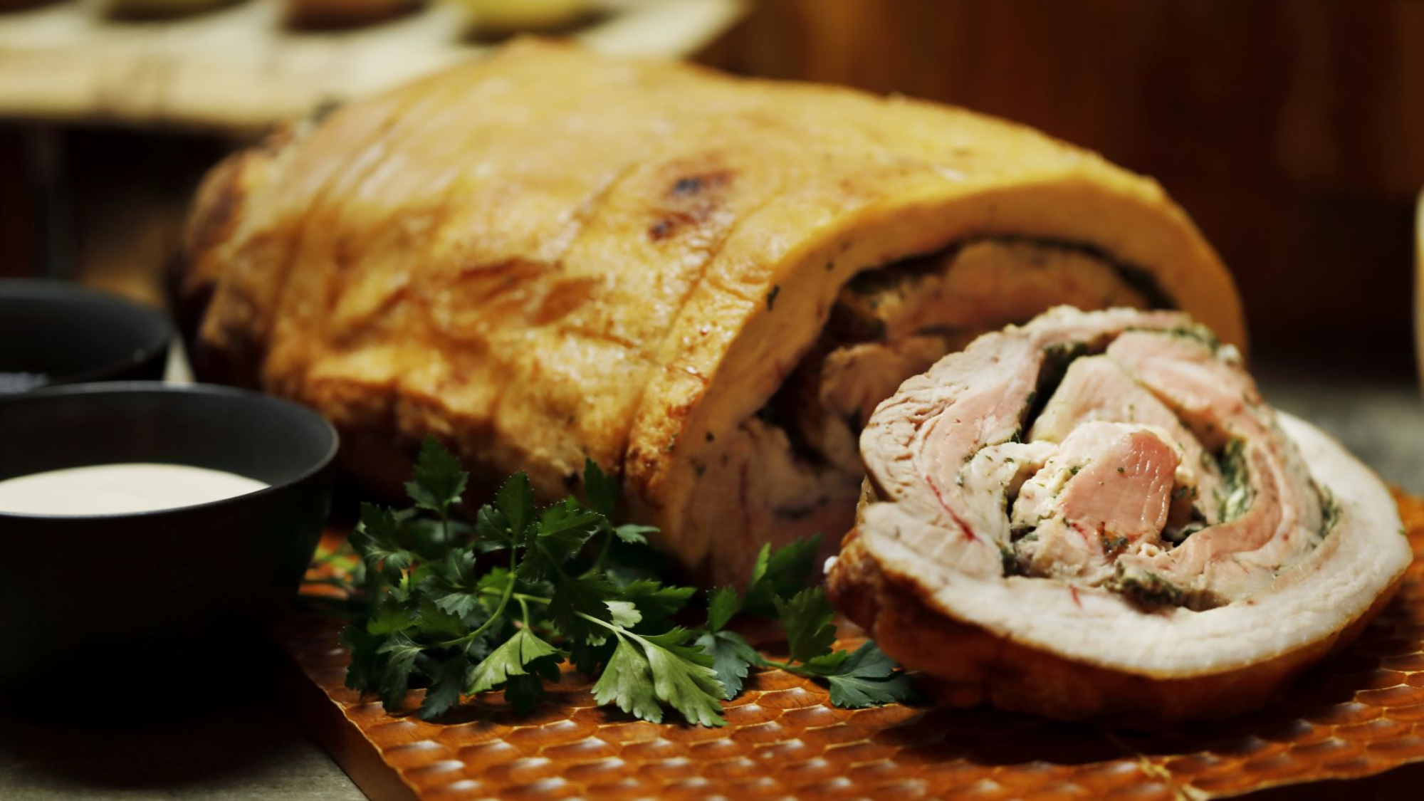 那須豚のポルケッタ（香草焼き）