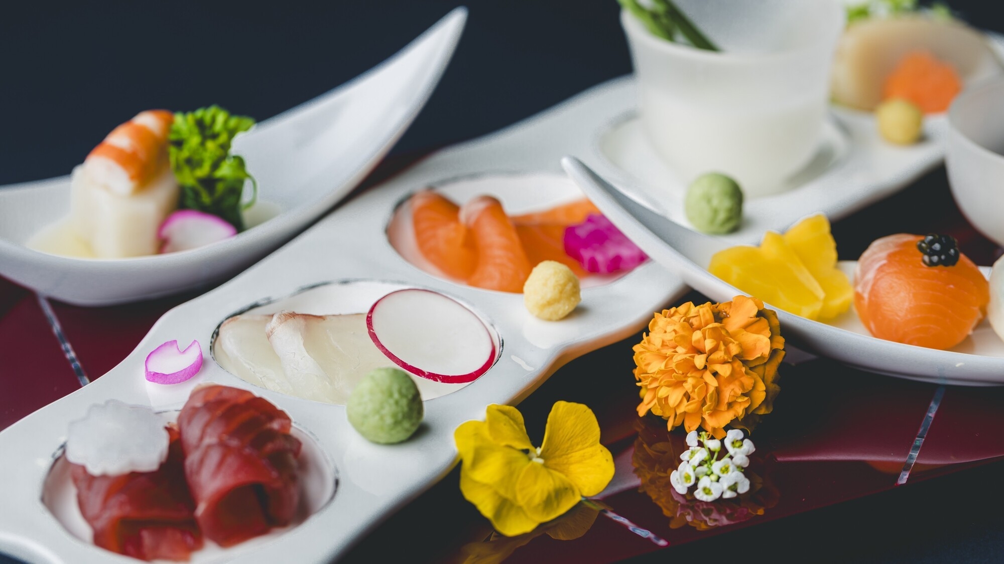 【潺々〜Sen・Sen〜】〜遊び心を添えた唯一無二〜季節彩る日本料理コース＜2食付＞（N7）