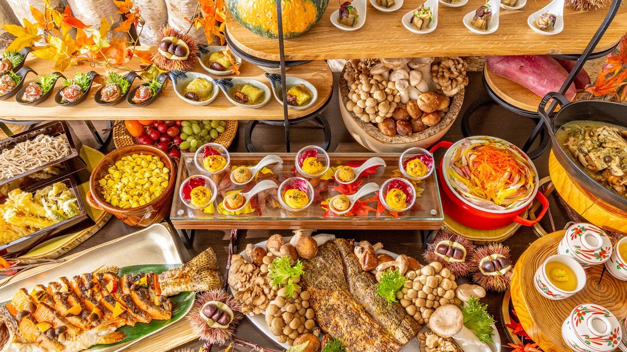 【秋限定／ブッフェ】信州の秋の贅を味わう「秋の信州味覚フェア」ブッフェプラン＜2食付＞（VA）