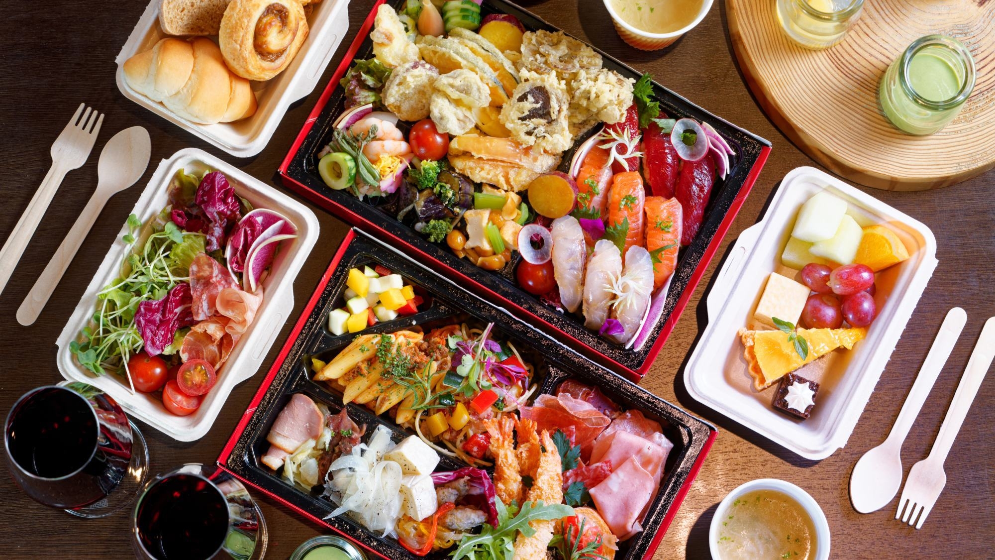 【テイクアウト・ブッフェ】夕食ブッフェを気軽にお部屋で　テイクアウトプラン＜2食付＞（VT）