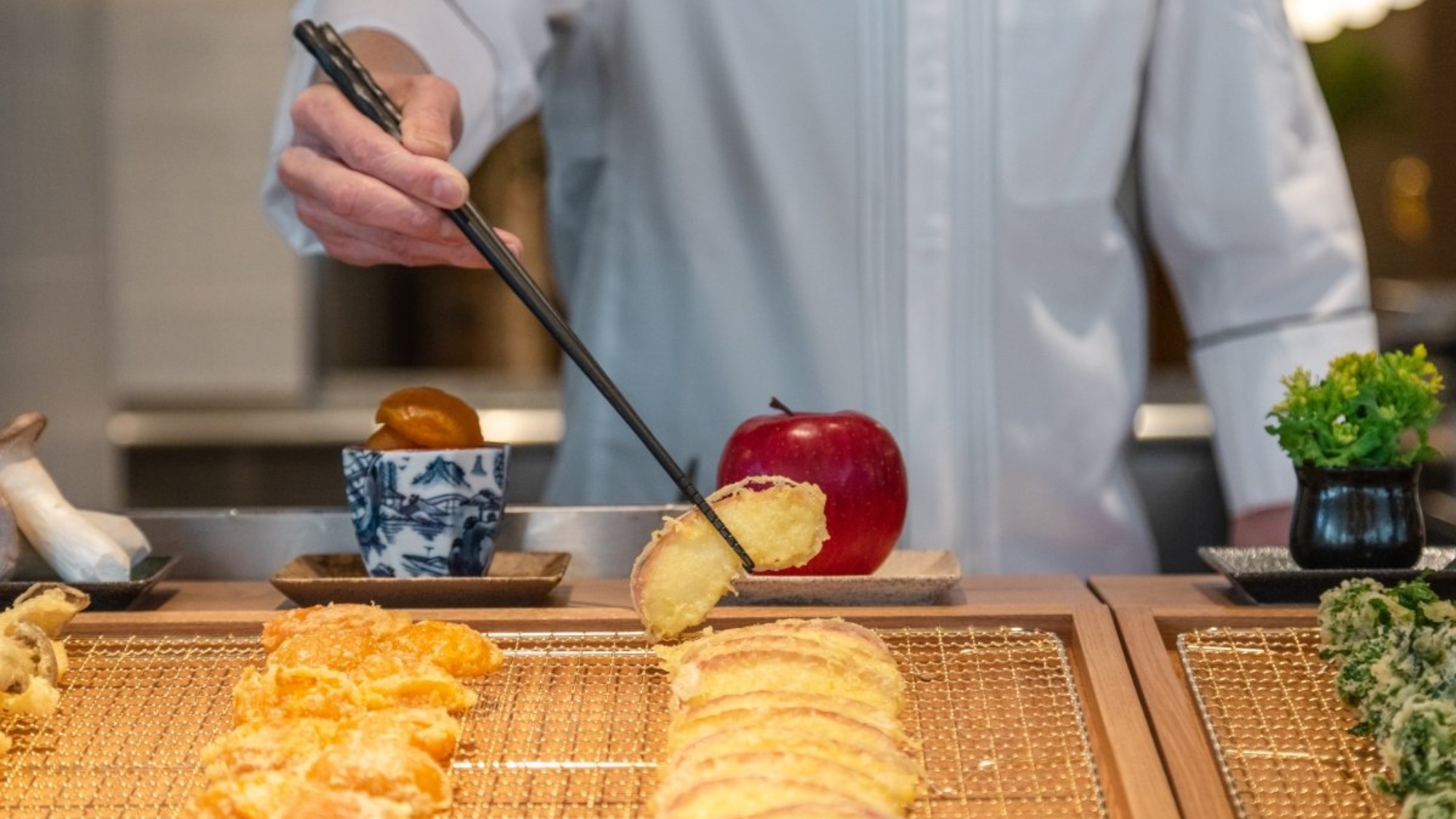 「彩」｜夕食ブッフェ 信州の食材を使った天婦羅