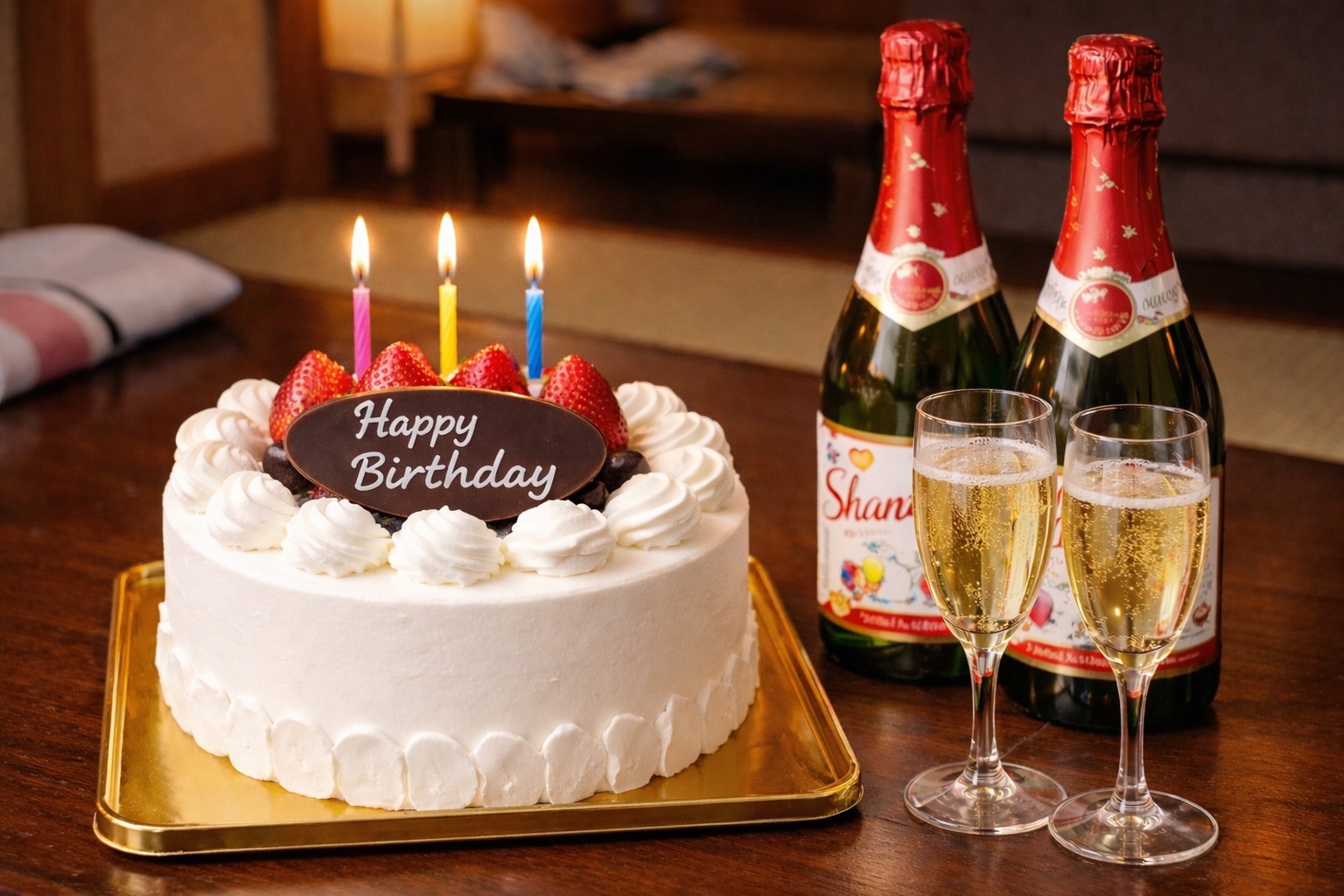 【お誕生日お祝いプラン】温泉で祝う特別な一日〜バースデーケーキ付き〜