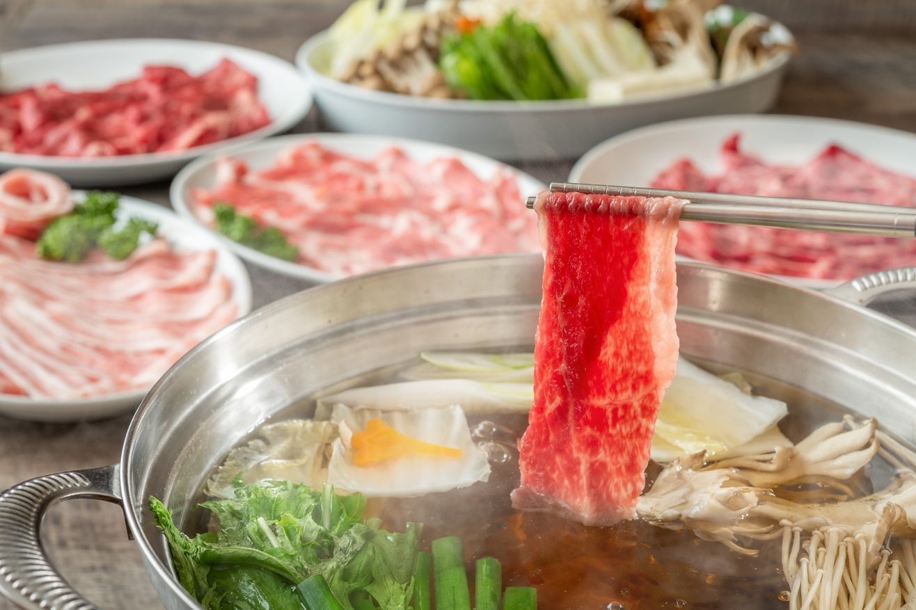 【最上級グレードコテージに無料UP！】飲み放題付しゃぶしゃぶ/BBQビュッフェ｜リブランド記念プラン