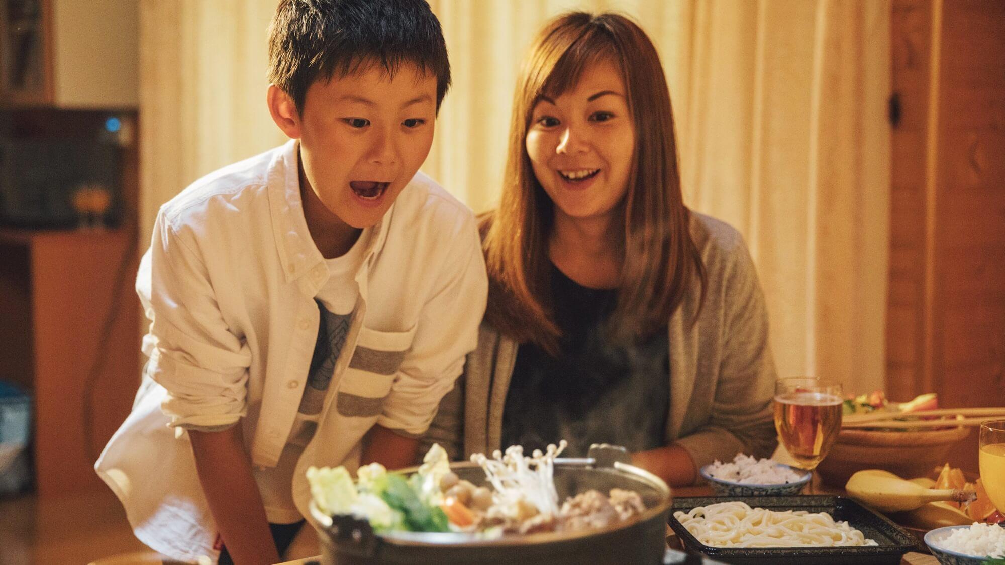 一番人気！コテージお部屋食