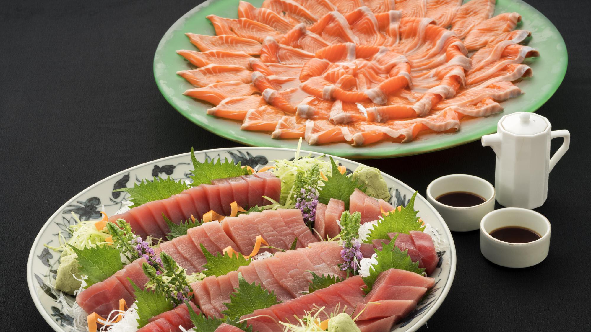 【期間限定】しゃぶしゃぶビュッフェイメージ（お刺身一例）