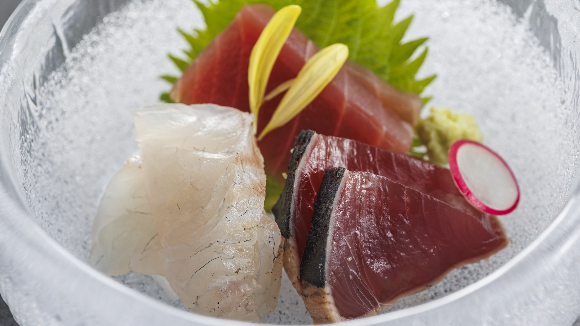 【ペット可】【スタンダード会席】伊豆の自慢する魚介をお造りや揚げ物で味わう