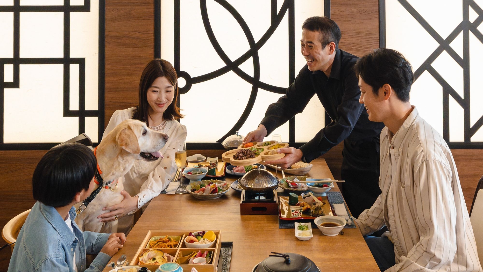 【土地の恵み会席】国産牛・伊勢海老・金目鯛！贅沢な味わいに笑みがこぼれる