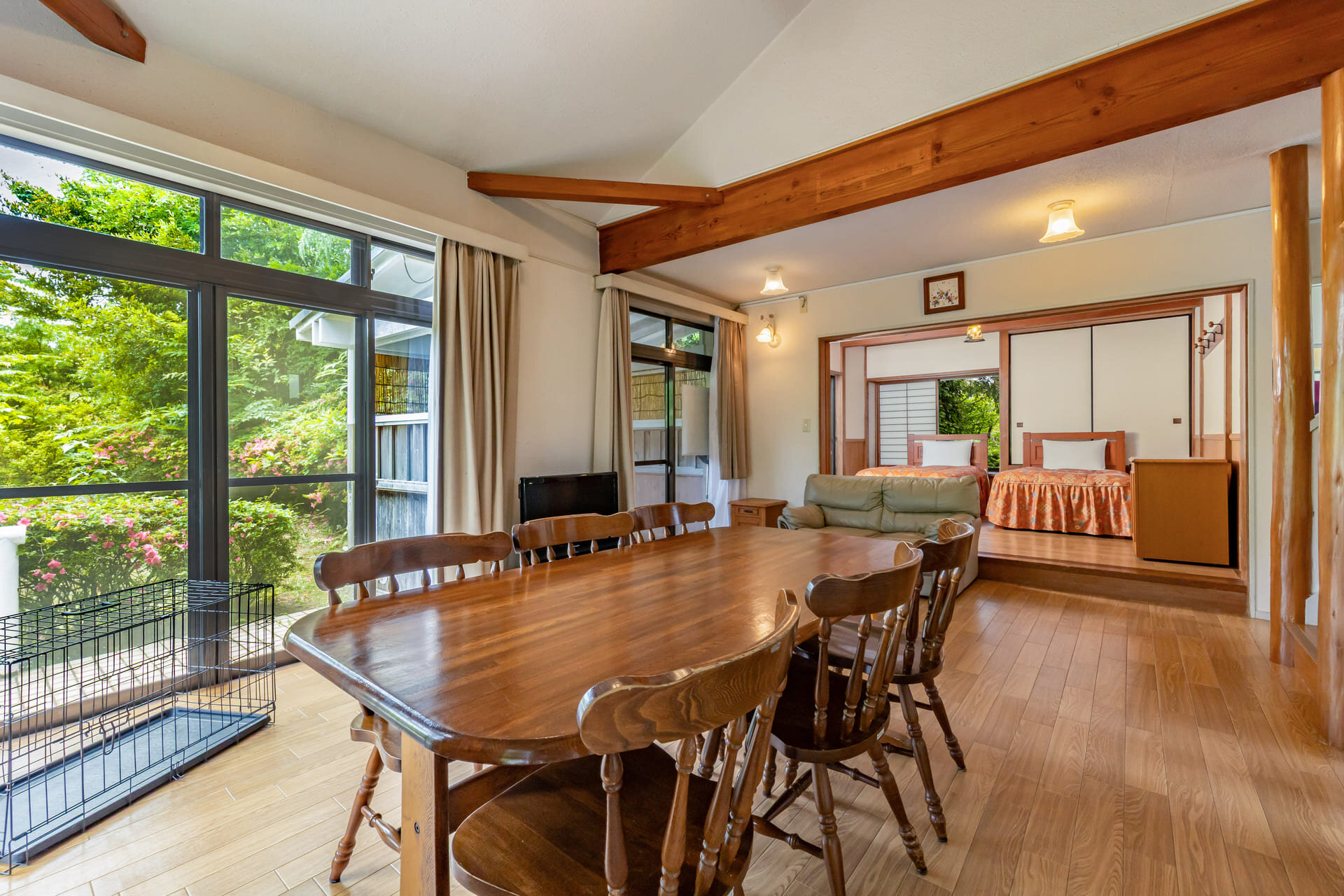 【天然温泉露天風呂付】コテージ3LDK（一例）